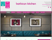 Tablet Screenshot of barbicankitchen.com